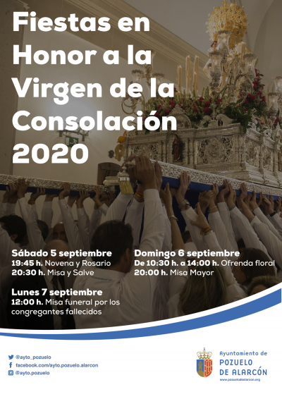 Fiestas en honor a Nuestra Señora de la Consolación 2020 Pozuelo de Alarcón